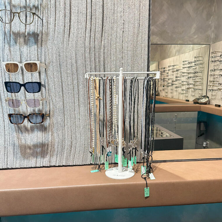 hochwertig verarbeitete Materialien für Brillengestelle